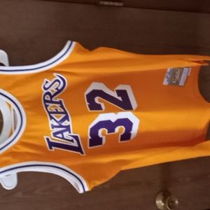 Magic johnson lakers jersey